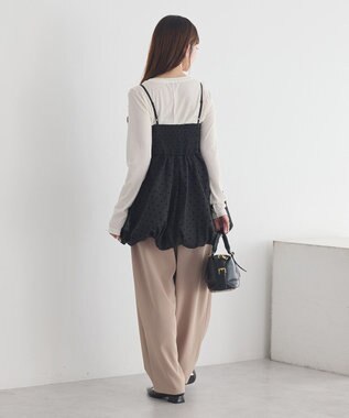 earth music&ecology ドットバルーンキャミチュニック Dot