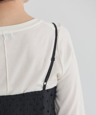 earth music&ecology ドットバルーンキャミチュニック Dot