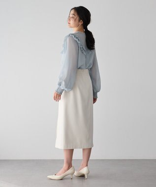 YECCA VECCA ラッフルレースブラウス Mint