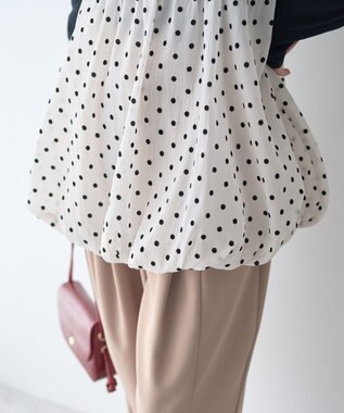 earth music&ecology ドットバルーンキャミチュニック Dot