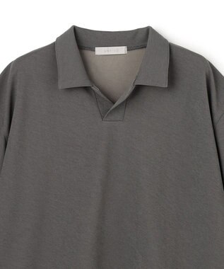 UNFILO MENS さらさらドライ クリーンポロ グレー