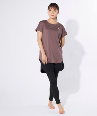 OP／FILA 【FILA】水陸両用フィットネスウェア 3点セット ダークパープル