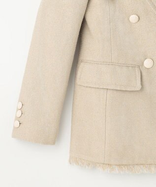 GRACE CONTINENTAL ツイードテーラージャケット ベージュ