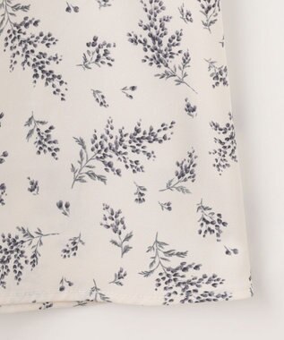 ANY SIS S 【洗える】ミモザプリント ワンピース アイボリー系