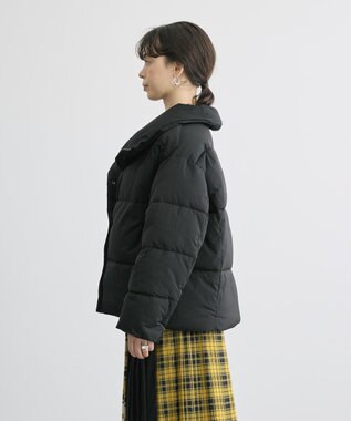 AMERICAN HOLIC リサイクル軽ポカ撥水加工スタンドショートコート Black