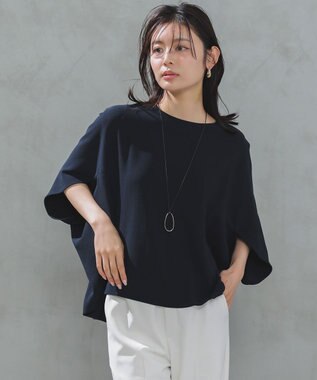 UNFILO ジョーゼット ドルマンプルオーバー