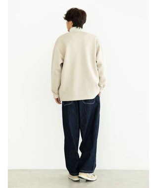 CRAFT STANDARD BOUTIQUE ニットフリースカーディガン Ivory
