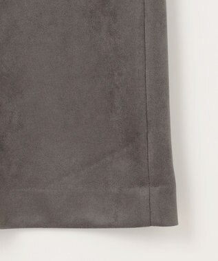 ANY L 【洗濯機可能/ストレッチ】スエードライクジャンスカ チャコール