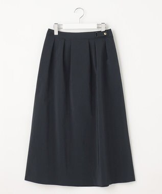 J.PRESS LADIES 【WEB限定・洗える】NEW GU フレアー ロング スカート ブラック系