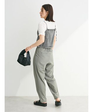 Green Parks ・ＥＬＥＮＣＡＲＥ　ＤＵＥ　Ｗ－ＺＩＰ　デニムキャミ Gray