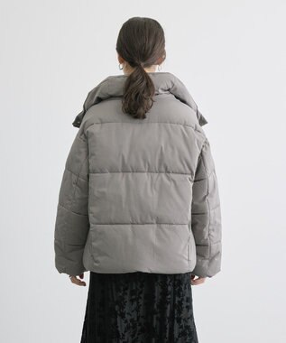 AMERICAN HOLIC リサイクル軽ポカ撥水加工スタンドショートコート Mocha