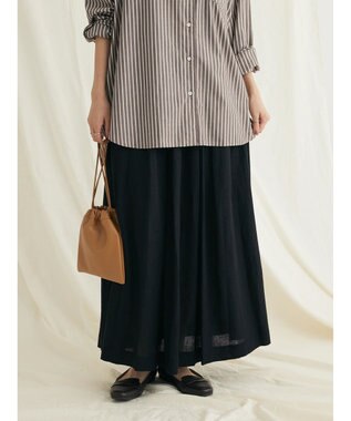 CRAFT STANDARD BOUTIQUE Ｌ／Ｒキャンバススカート Black