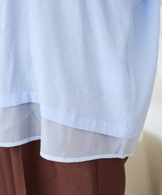 Green Parks 裾レイヤードショートスリーブシャツ Beige