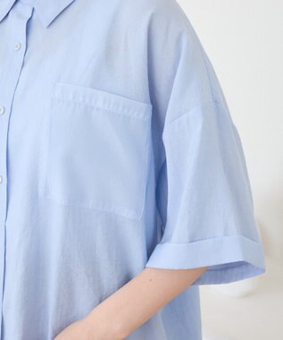 Green Parks 裾レイヤードショートスリーブシャツ Beige