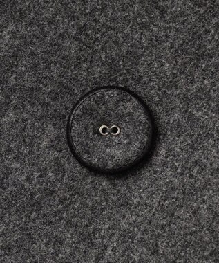 uncrave ライトメルトン ロングチェスターコート チャコール