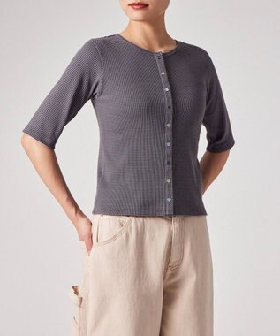 Paul Smith ボーダー ハーフスリーブ カーディガン