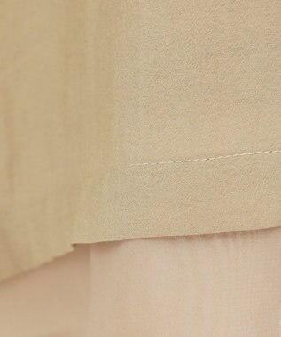 Green Parks 裾レイヤードショートスリーブシャツ Beige