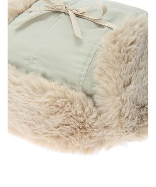 Green Parks ・リボンフライトキャップ Light Green