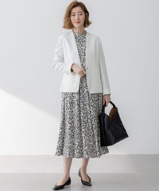 23区 イントレチャート ワンハンドル バッグ ブラック系