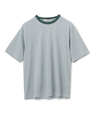 UNFILO MENS 【男女兼用/新色追加】スマート ストレッチ TEE [新色]グリーンボーダー