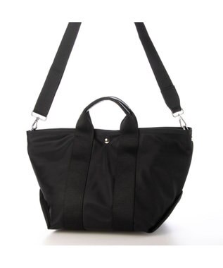 UNBILLION カシュカシュ cachecache / ナイロンツイル2wayテープトート ブラック