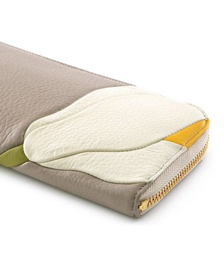 IBIZA プレーサ　L字ファスナー長財布 ピンクベージュ