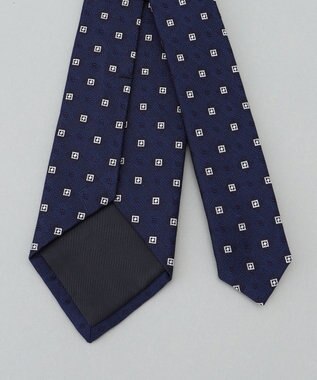 GOTAIRIKU 日本縫製/オリジナル柄【Fermo Fossati】ネクタイ_小紋柄 ネイビー系8