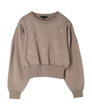 Green Parks ・ＳＵＧＡＲ　ＳＰＯＯＮ　パールスウェット Gray Beige