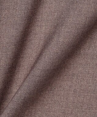 J.PRESS LADIES L 【洗える】T/Rウォッシャブルギャバ バンドカラー ワンピース モカ系