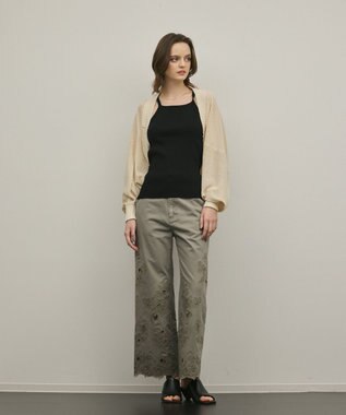 GRACE CONTINENTAL ボレロニットカーディガン キナリ