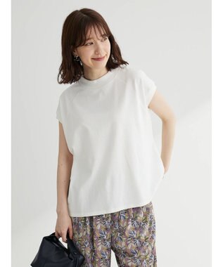 Green Parks ・ＳＵＧＡＲ　ＳＰＯＯＮ　ハイネックフレンチＴシャツ Off White