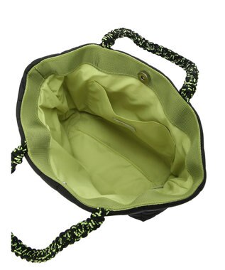 Green Parks ・ＴＯＲＣＨ　ロープキルトバッグ Black