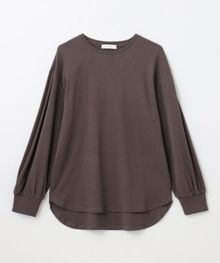 ANY 【UVケア】ビューティベーシックロングＴシャツ ブラウン