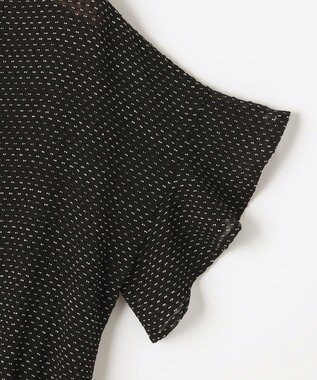 組曲 【WEB限定・2WAY】サッカードビードットプリント ワンピース ブラック系5