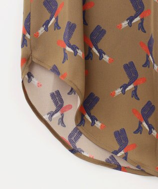 GRACE CONTINENTAL ナイトparisブラウス カーキ