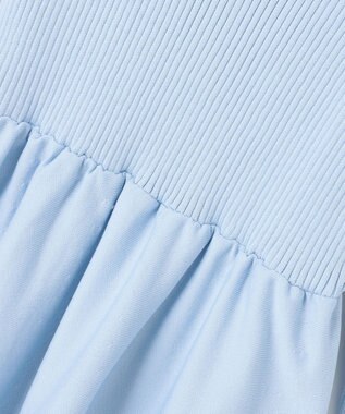 TOCCA 【洗える！】ROSY FUTURE ニットドレス スカイブルー系