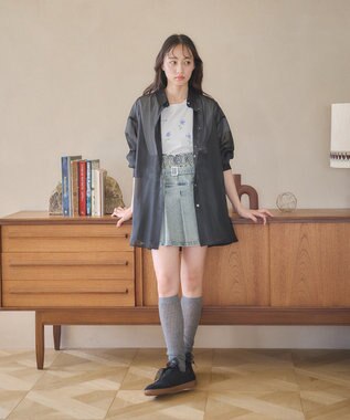 earth music&ecology アソートロマンティックグラフィックＴ Off White