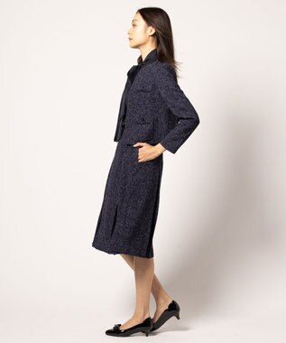 TOCCA 【洗える】MIST TWEED スカート ネイビー系5