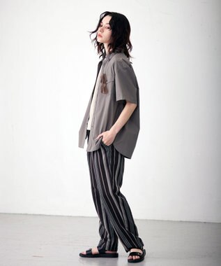 J.PRESS YORK STREET 【UNISEX】タイプライター ワッシャーシャツ/B.D グレー系