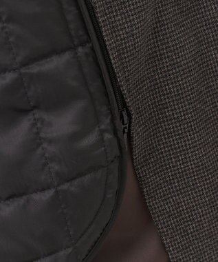 J.PRESS MEN 【クライメートレイヤー/デタッチャブルライナー】スタンドフォールカラーコート ダークブラウン系8