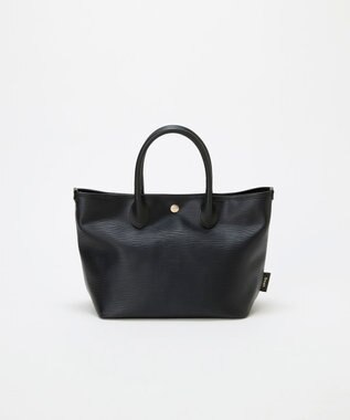 TOPKAPI 【Breath TOPKAPI】RIPPLE リプル レザーハンドル ミニ トートバッグ ブラック