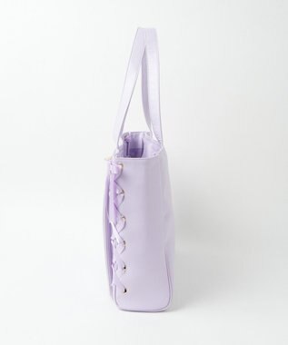 WEGO 【痛バ＆推し活グッズ】レースアップフレーム痛バッグL ライトパープル