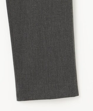 J.PRESS LADIES T/Rアルガンシルク テーパード パンツ ライトグレー系