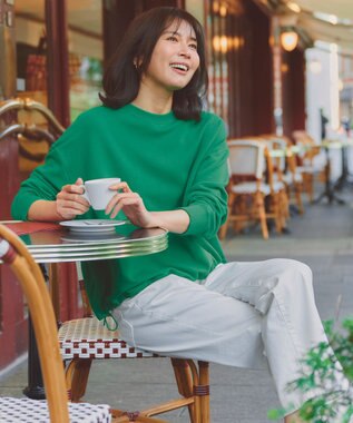 UNFILO ハイストレッチ ドロストスウェット グリーン