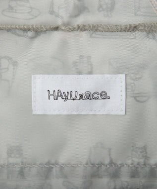 ACE BAGS & LUGGAGE HAyU × ace.  フォールディング 折り畳みボストンバッグ 猫柄 32L 17863 ライトベージュ柄