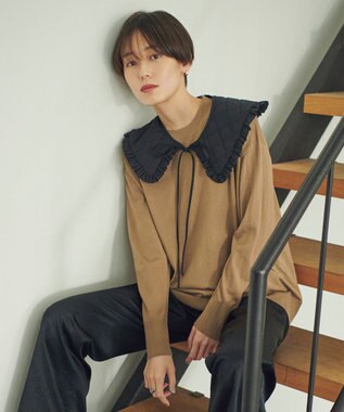 Lily キルティング付け襟 Newans ファッション通販 公式通販 オンワード クローゼット Lily キルティング付け襟 Newans ファッション通販 公式通販 オンワード クローゼット