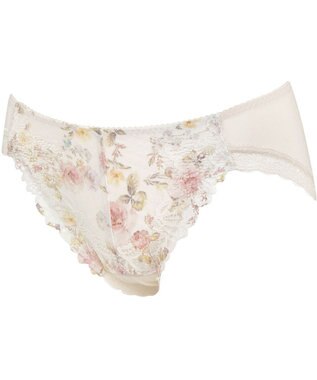 WACOAL ショーツ 【リボンブラ 脇すっきり】 BRB433とペア はきこみ丈あさめ ナイロンベア天竺素材(バック) レディース PRA133 /ワコール ベージュ