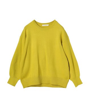 AMERICAN HOLIC バイパチ袖ボリュームニットプルオーバー　 Yellow