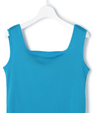 ICB ブライトステッチリブ タンクトップ ターコイズ