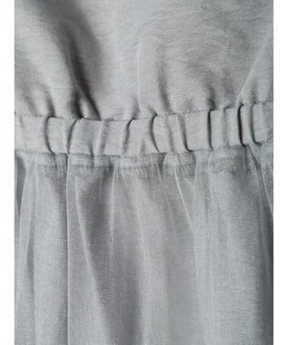Green Parks ２ＷＡＹラメチュールキャミワンピース Gray